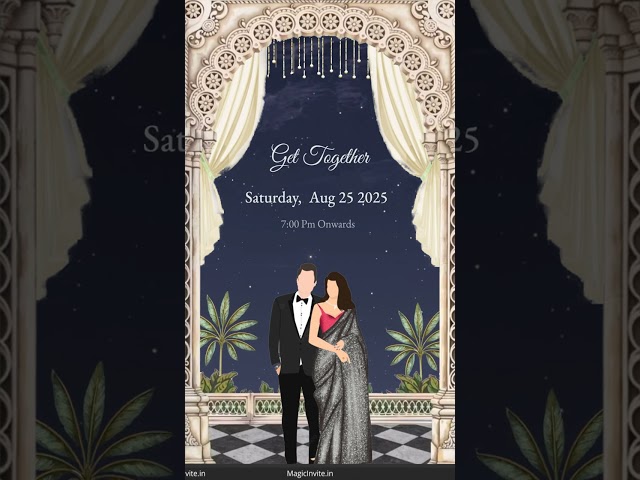 Under the Stars – Anniversary Invite
