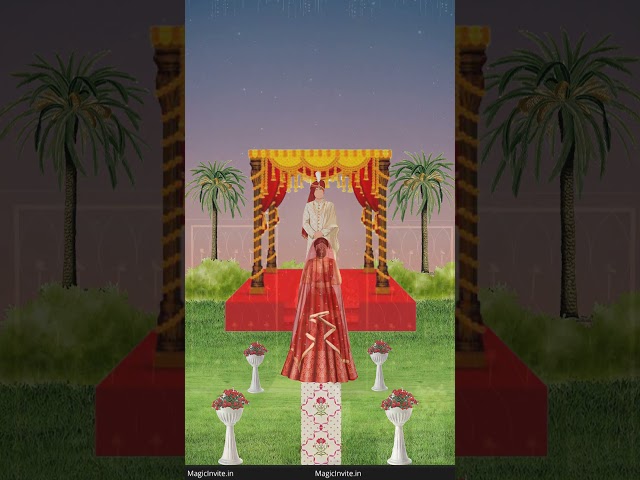 Royal Jaipur Mandap Wedding Invite